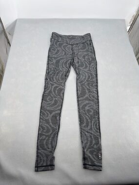 SmartWool Gray Patterned Merino 250 Baselayer Leggings Small